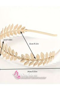 Cài Tóc Nguyệt Quế Kim Loại