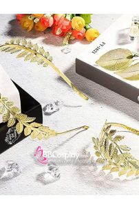 Cài Tóc Nguyệt Quế Kim Loại