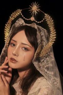 Vòng Hào Quang Nữ Thần Mặt Trời  - Mẫu Kim Loại