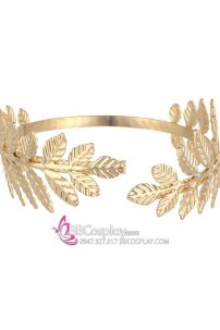 Phụ Kiện Hy Lạp - Vòng Lá Đeo Tay Kim Loại