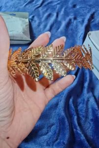 Phụ Kiện Hy Lạp - Vòng Lá Đeo Tay Kim Loại