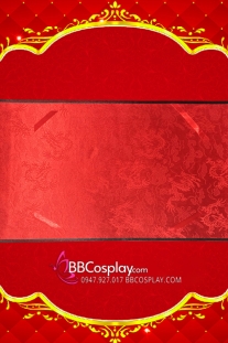 Thánh Chỉ Cổ Trang Trơn Không Chữ Gấm Rồng Kẹp Giấy A4 - Màu Đỏ