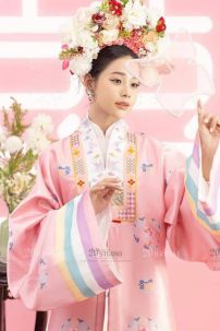 Đồ Nhật Bình Hồng Pastel - Hoạ Tiết In