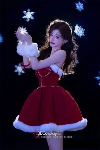 Đồ Noel Dáng Cúp Ngực Viền Lông