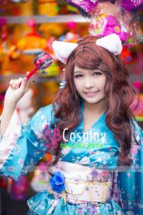 Waloli Xanh Ngọc Nền Hoa Ngũ Sắc