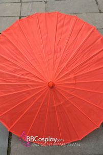 Dù Vải Đỏ Trơn Size 82Cm