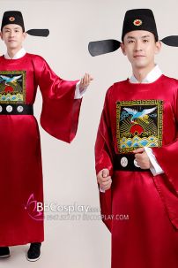 Trang Phục Cổ Trang Quan Trạng - Màu Đỏ