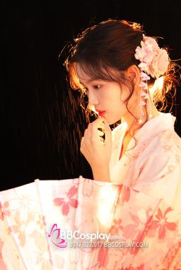 Yukata Hồng Anh Đào