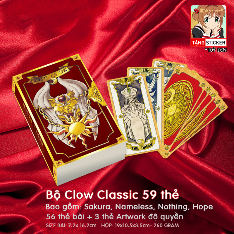 Bộ Bài Clow Classic 59 Lá Cổ Điển