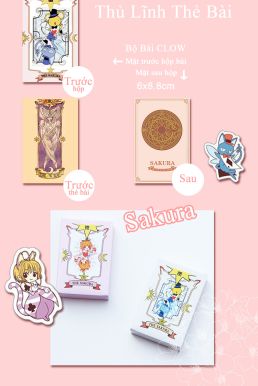 Bộ Bài Clow Siêu Nhí 55 Lá Vừa Lòng Bàn Tay