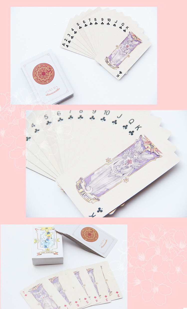 Bộ Bài Clow Siêu Nhí 55 Lá Vừa Lòng Bàn Tay