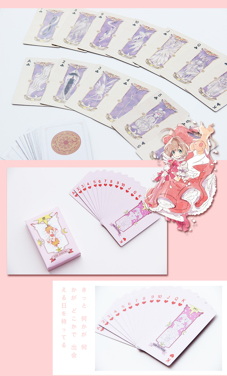 Bộ Bài Clow Siêu Nhí 55 Lá Vừa Lòng Bàn Tay