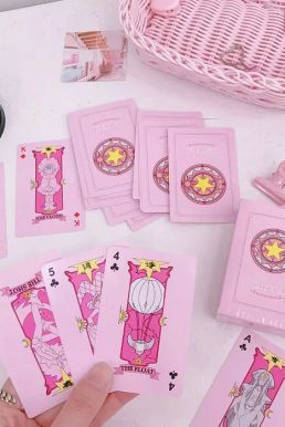 Bộ Bài Sakura Siêu Nhí 55 Lá Vừa Lòng Bàn Tay