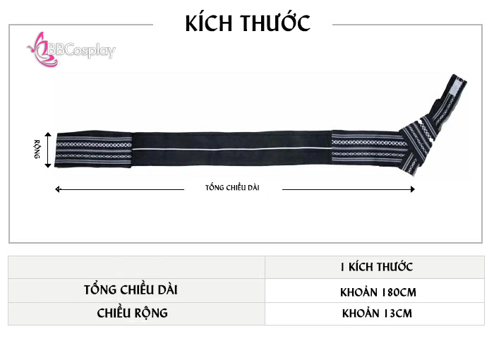 Đai Lưng Kimono Nam Đỏ Sọc Vàng- Kakuobi