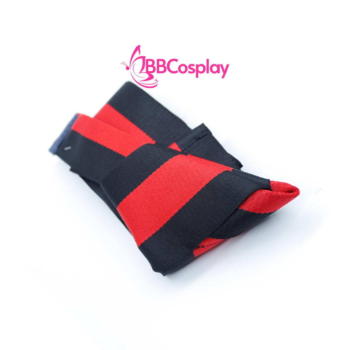 Đai Lưng Kimono Nam Đen Sọc Đỏ - Kakuobi