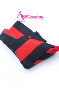 Đai Lưng Kimono Nam Đen Sọc Đỏ - Kakuobi