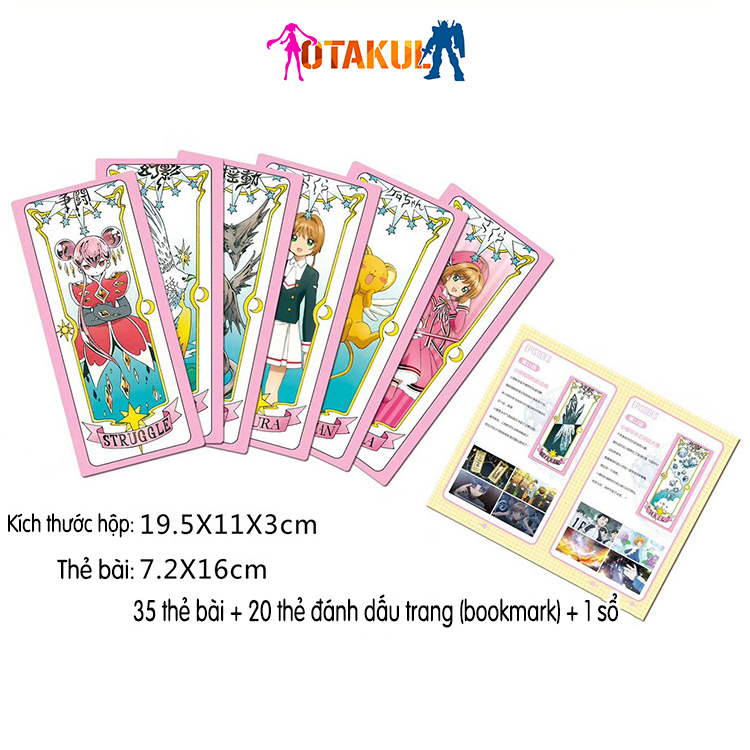 Bộ Bài Sakura Clear Cards Mới 45 Lá
