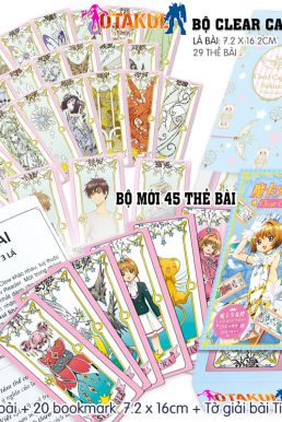 Bộ Bài Sakura Clear Cards Mới 45 Lá