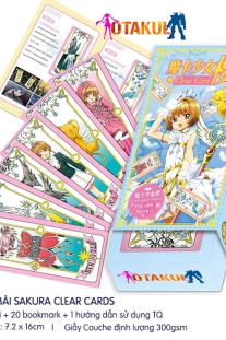 Bộ Bài Sakura Clear Cards Mới 55 Lá