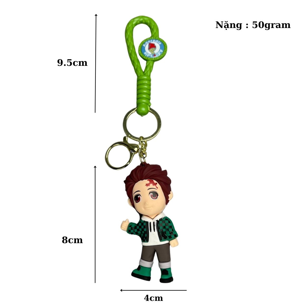 Móc Khóa Tanjiro Kimetsu No Yaiba - Hiện Thân Của Nghị Lực Và Tình Thân