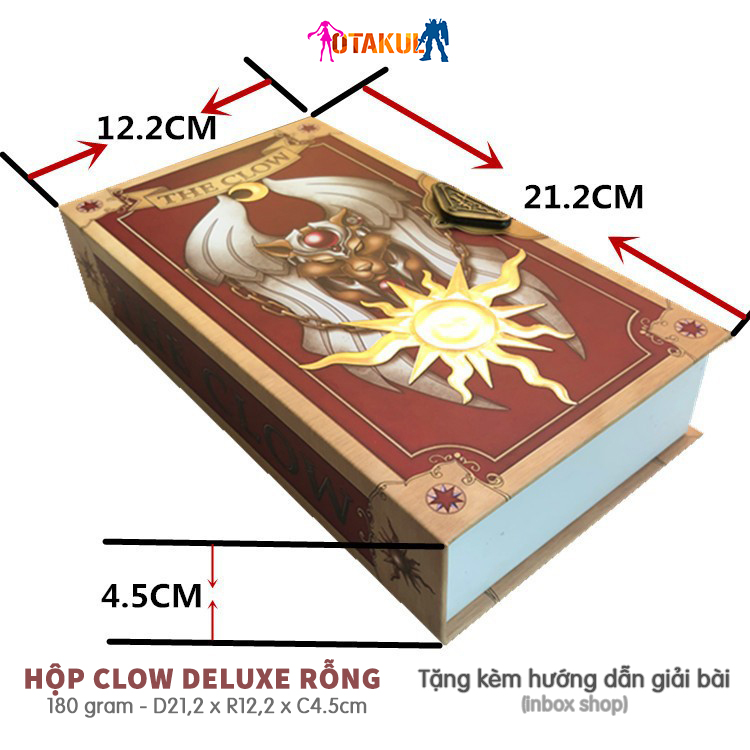 Hộp Rỗng Để Đựng Thẻ Bài Clow Deluxe