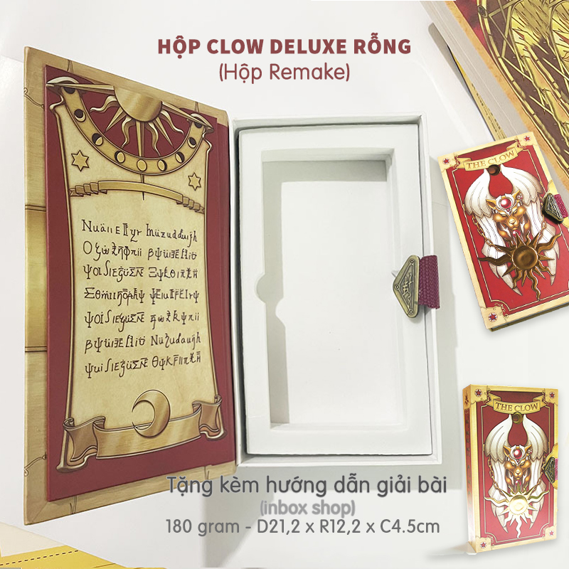 Hộp Rỗng Để Đựng Thẻ Bài Clow Deluxe