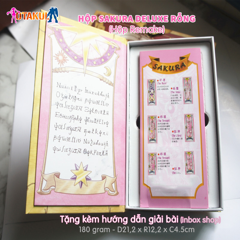 Hộp Rỗng Để Đựng Thẻ Bài Sakura Deluxe