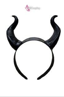 Cài Tóc Sừng Maleficent Nhỏ - Màu Đen