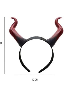 Cài Tóc Sừng Maleficent Nhỏ - Màu Đỏ