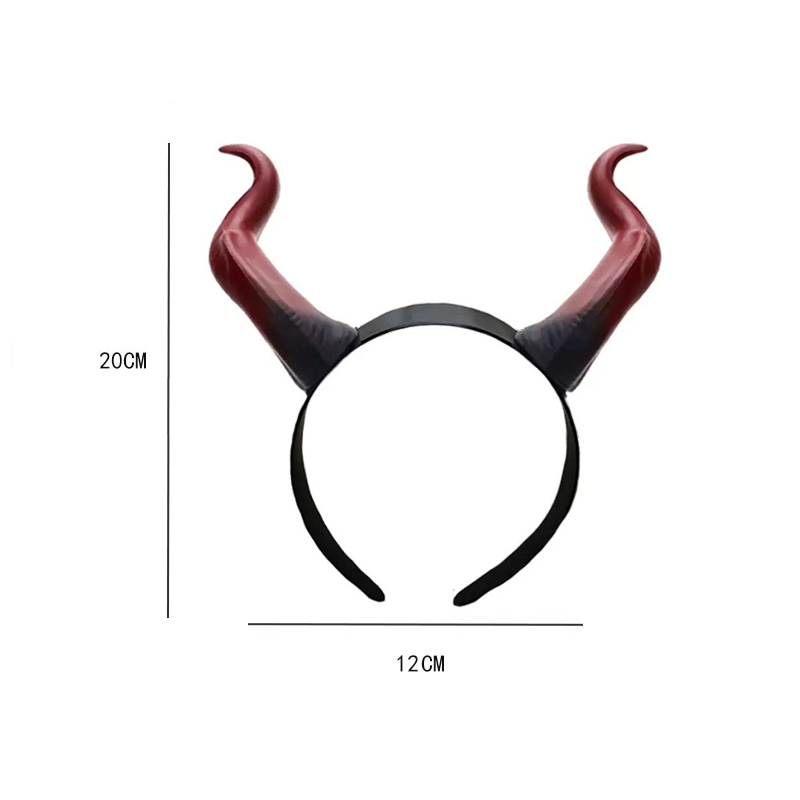 Cài Tóc Sừng Maleficent Nhỏ - Màu Đỏ