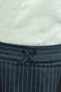 Kimono Nam Phong Cách Samurai - Áo Kem Váy Sọc