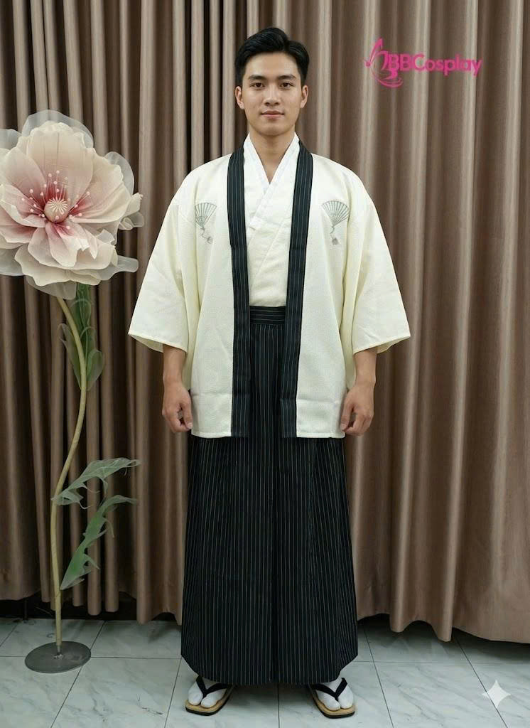 Samurai Võ Sĩ Ánh Trăng - Áo Kem Váy Sọc