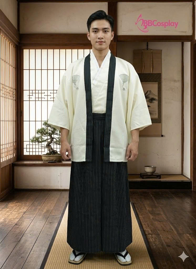 Samurai Võ Sĩ Ánh Trăng - Áo Kem Váy Sọc