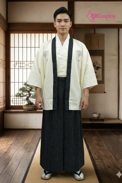 Samurai Võ Sĩ Ánh Trăng - Áo Kem Váy Sọc