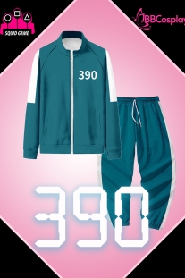 Đồ Người Chơi 390 Trò Chơi Con Mực - Màu Xanh Nhạt