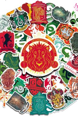 Hình Dán Harry Potter Dễ Thương - Set 10 Tấm Lộn Xộn