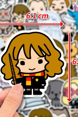 Hình Dán Harry Potter Dễ Thương - Set 10 Tấm Lộn Xộn