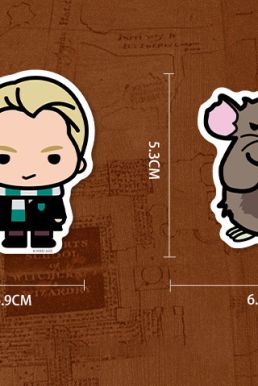 Hình Dán Harry Potter Dễ Thương - Set 10 Tấm Lộn Xộn
