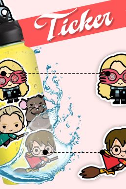 Hình Dán Harry Potter Dễ Thương - Set 10 Tấm Lộn Xộn