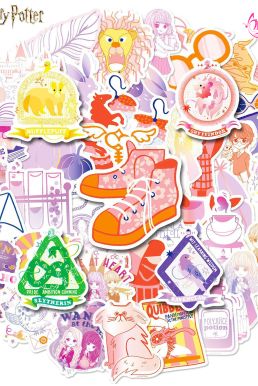 Hình Dán Harry Potter Dễ Thương - Set 10 Tấm Lộn Xộn