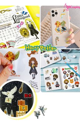 Hình Dán Harry Potter Dễ Thương - Set 10 Tấm Lộn Xộn