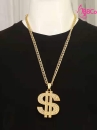 Phụ Kiện Dây Chuyền Vàng Mặt Dây Hình Đô La Và Nhẫn Mặt Đô La