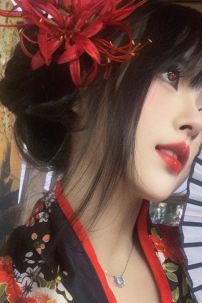 Kẹp Tóc Hoa Bỉ Ngạn Đỏ - Kẹp Tóc Chụp Ảnh