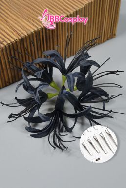 Kẹp Tóc Hoa Bỉ Ngạn Đỏ - Kẹp Tóc Chụp Ảnh