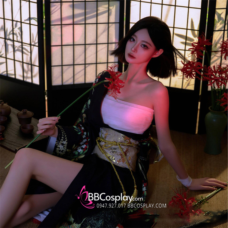 Kẹp Tóc Hoa Bỉ Ngạn Đỏ - Kẹp Tóc Chụp Ảnh