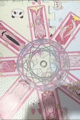 Đĩa Xoay Bài Sakura Cao Cấp - Công Cụ Dùng Để Cosplay Nhân Vật Sakura