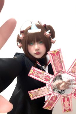 Đĩa Xoay Bài Sakura Cao Cấp - Công Cụ Dùng Để Cosplay Nhân Vật Sakura