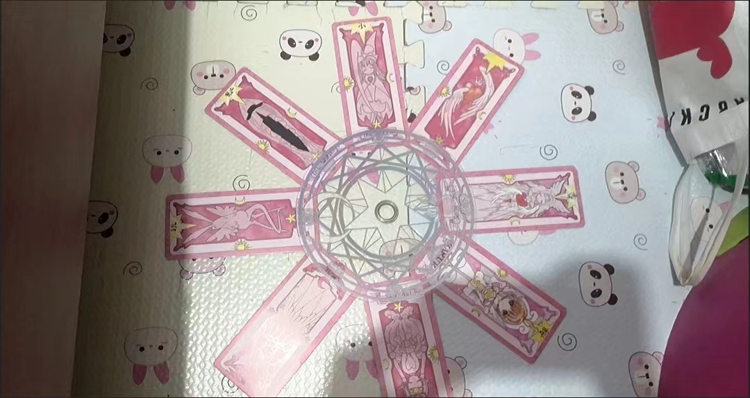 Đĩa Xoay Bài Sakura Cao Cấp - Công Cụ Dùng Để Cosplay Nhân Vật Sakura