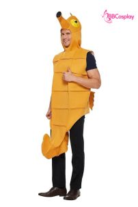 Đồ Mascot Con Cá Ngựa Vàng