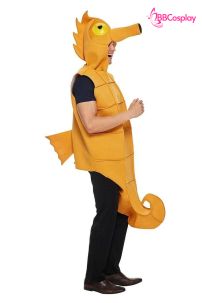 Đồ Mascot Con Cá Ngựa Vàng